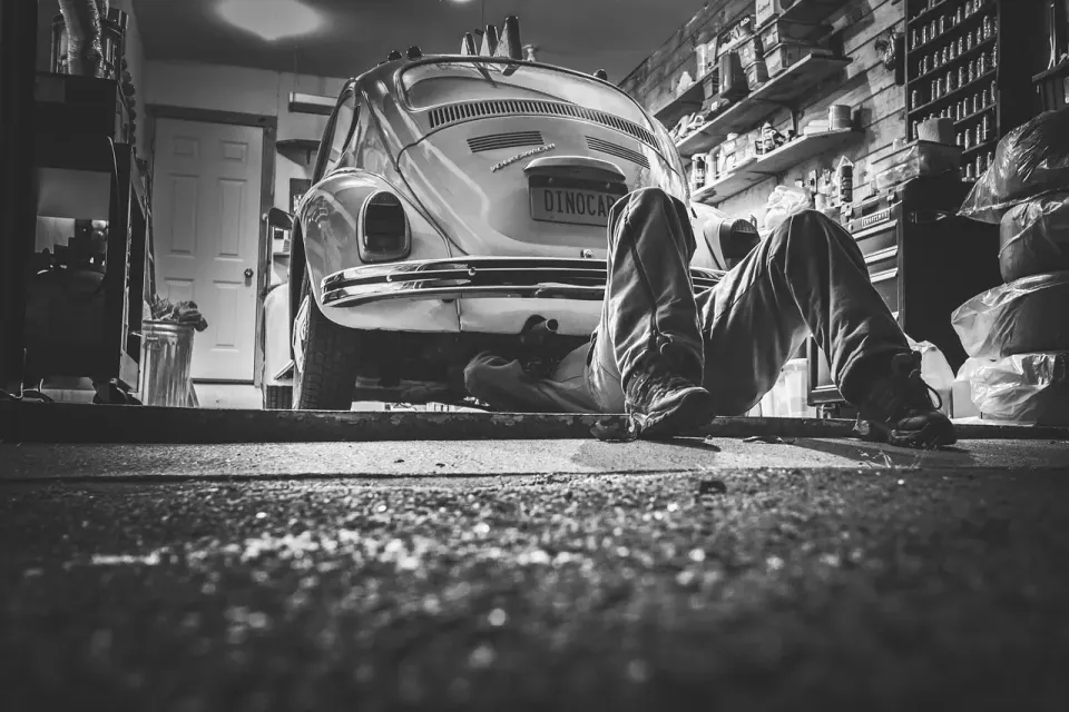 man, car, repair, car repair
