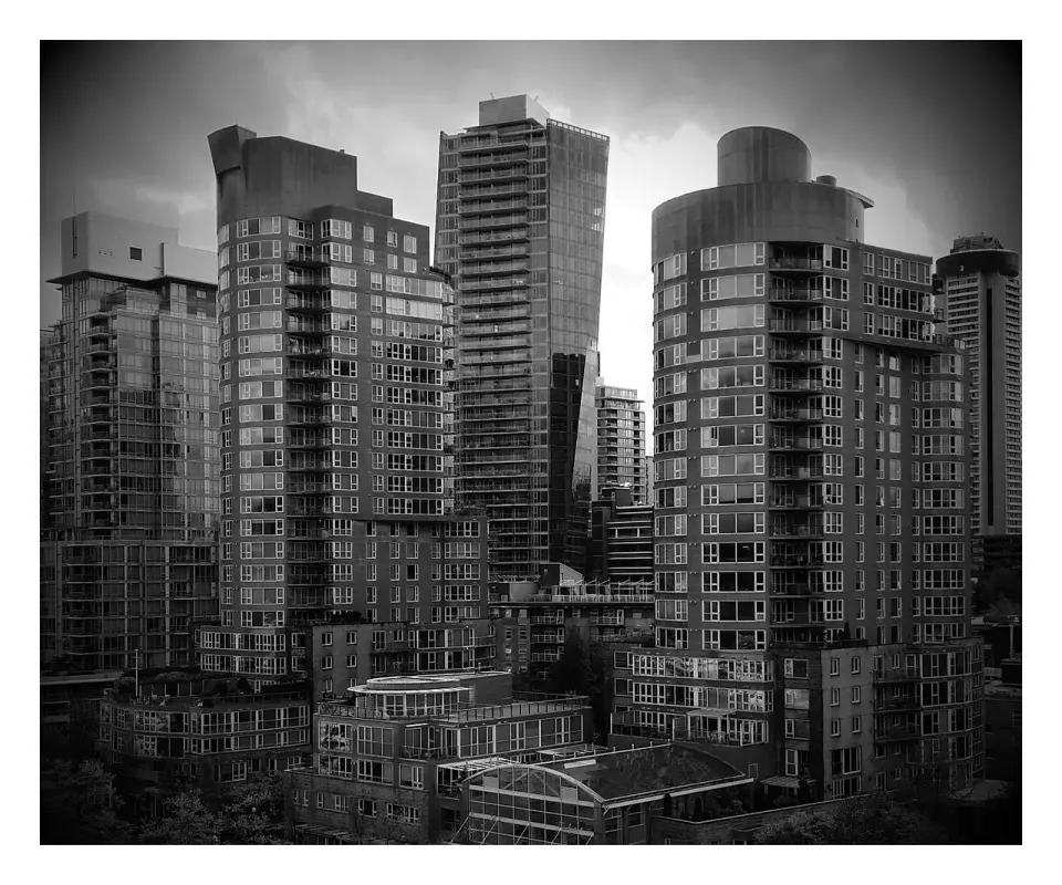 coal harbour, vancouver, british columbia, buildings