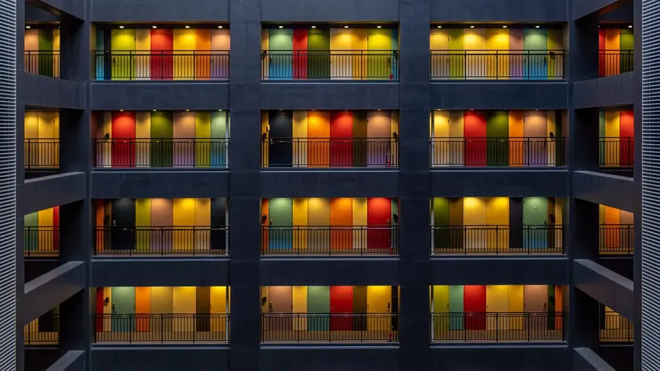 apartments, architecture, balconies, building