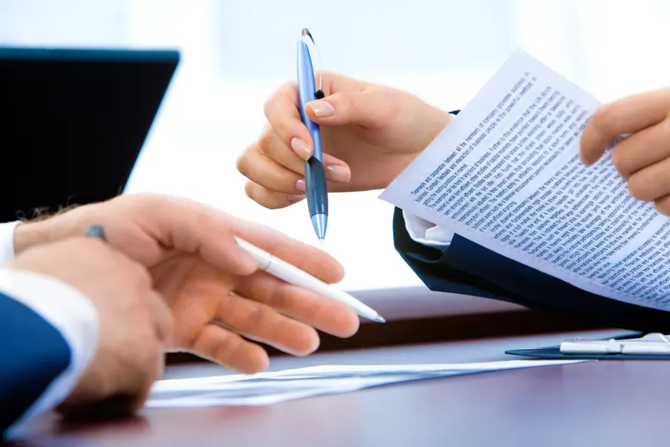 laptop, office, hand, writing