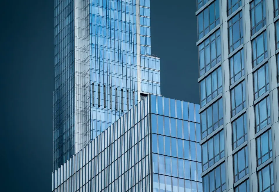 skyscraper, modern architecture, urban skyline, windows