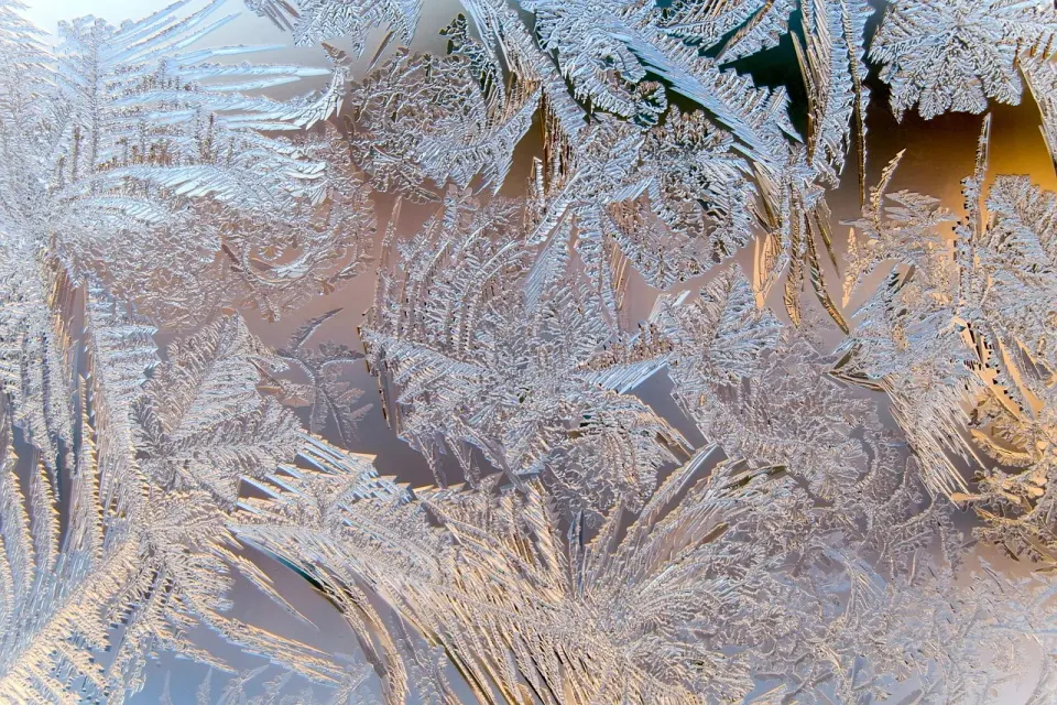 window, pattern, winter, frost